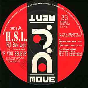 H.S.L. Feat. Lorna Rowe - If You Believe