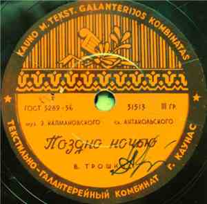 В. Трошин - Тишина / Поздно Ночью