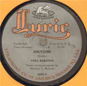 Vera Barstow - Souvenir / Minuet In G