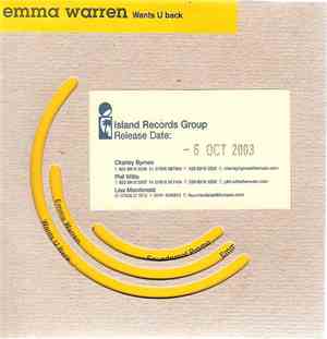 Emma Warren - Wants You Back