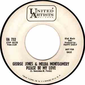 George Jones & Melba Montgomery - Please Be My Love / Will There Ever Be An ...