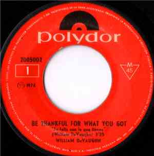 William DeVaughn - Be Thankful For What You Got (Sé Feliz Con Lo Que Tienes ...