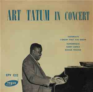 Art Tatum - Art Tatum In Concert (Art Tatum Piano Solo)