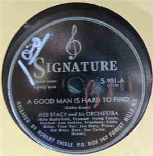 Jess Stacy And His Orchestra - A Good Man Is Hard To Find / Breeze