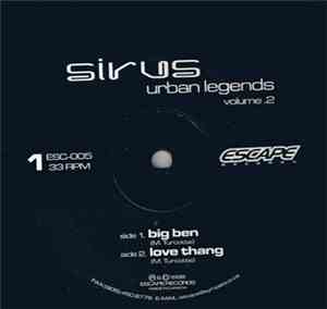 Sirus - Urban Legends Volume .2