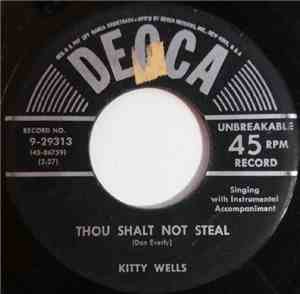 Kitty Wells - Thou Shalt Not Steal / I Hope My Divorce Is Never Granted