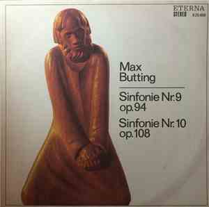 Max Butting - Sinfonie Nr.9 Op.94 / Sinfonie Nr.10 Op.108