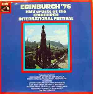 Various - '76 HMV Artists At The Edinburgh International Festival