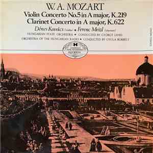 W. A. Mozart, Dénes Kovács, Ferenc Meizl, Hungarian State Orchestra ,Conduc ...