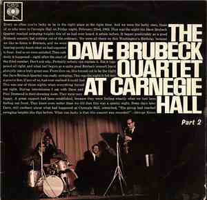 The Dave Brubeck Quartet - At Carnegie Hall  Part 2