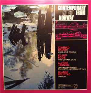 Conrad Baden / Klaus Egge / Alfred Janson / Bjarne Brustad - Contemporary Music From Norway