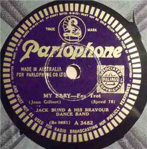 Jack Bund & His Bravour Dance Band - My Baby / Eccentric