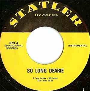Unknown Artist - So Long Dearie