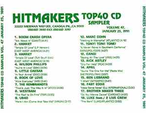Various - Hitmakers - Top 40 CD Sampler Volume 47