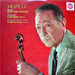 Heifetz / Bruch / Vieuxtemps / New Symphony Orchestra Of London / Sir Malco ...