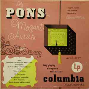 Lily Pons, Bruno Walter - Mozart Arias