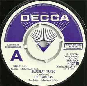 The Paiellas - Bluebeat Tango / Rue Marcel