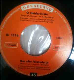 Lehmanns Gesang-Solisten - O Heideröslein / Das Alte Försterhaus / Liebe,   ...