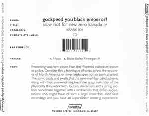 Godspeed You Black Emperor! - Slow Riot For New Zero Kanada EP
