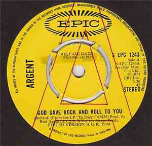 Argent - God Gave Rock And Roll To You