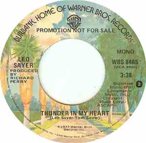 Leo Sayer - Thunder In My Heart