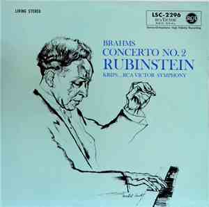 Brahms, Rubinstein, Krips ... RCA Victor Symphony - Concerto No. 2