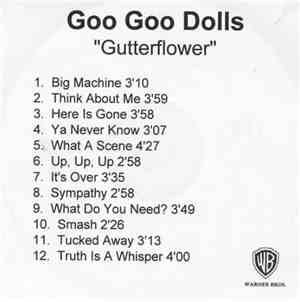 Goo Goo Dolls - Gutterflower