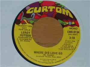 Leroy Hutson - Where Did Love Go