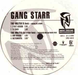 Gang Starr - The Militia II (Remix) / 1/2 & 1/2