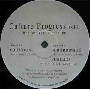 Culture Progress - Vol. II (Mediterranean Connection)