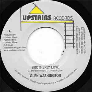 Glen Washington / Endel-I - Brotherly Love / Leave That Man Alone