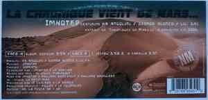 Imhotep Featuring KX Andolini, Segnor Alonzo & Lil'Saï - La Chronique Vient ...