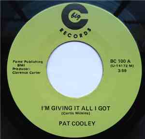 Pat Cooley - I'm Giving It All I Got