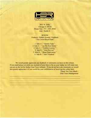 Robert Armani / Feedback - The Crown Royal Funk