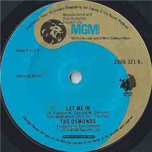 The Osmonds - Let Me In