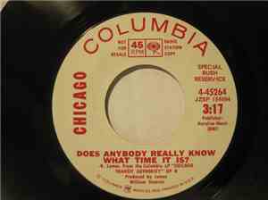 Chicago  - Does Anybody Really Know What Time It Is?