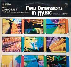 Various - Ruby Dee and John Cullum invite you to listen to a sampling of music from New Dimensions in Music