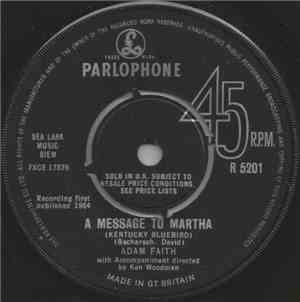 Adam Faith - A Message To Martha