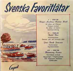 Bertil Boo, Jens Book-Jenssen - Svenska Favoritlåtar 2
