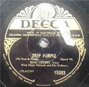 Bing Crosby - Deep Purple / Stardust