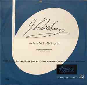 Brahms - Südwestfunk-Orchester, Baden-Baden , Dirigent: Jascha Horenstein - ...