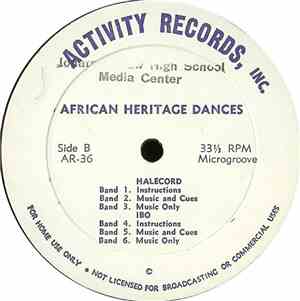 Mary Joyce Strahlendorf - African Heritage Dances