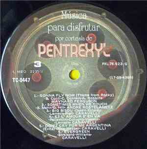 Various - Musica Para Disfrutar Por Cortesia De Pentrexyl