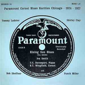 Various - Paramount Cornet Blues Rarities Chicago 1924-1927