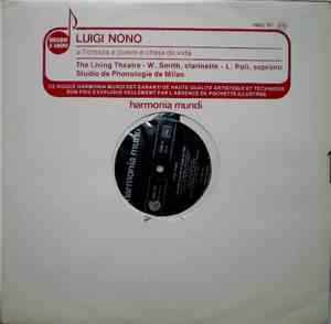 Luigi Nono - A Floresta É Jovem E Cheja De Vida