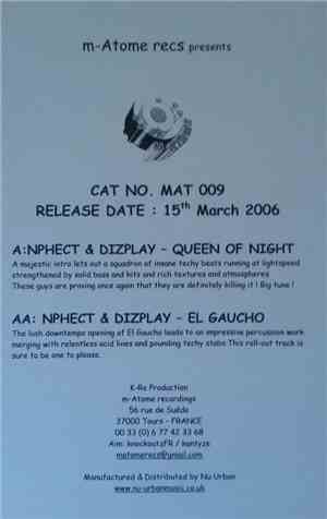 Nphect & Dizplay - Queen Of Night / El Gaucho