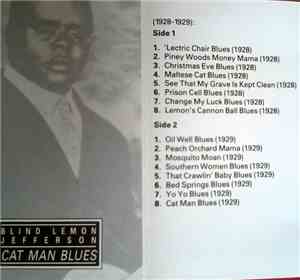 Blind Lemon Jefferson - Cat Man Blues