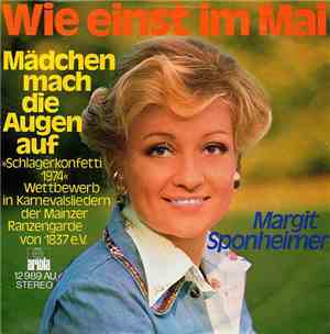 Margit Sponheimer - Wie Einst Im Mai