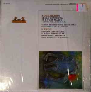 Boccherini, Haydn - Cello Concerto In B-Flat Major / Sinfonia Concertante I ...