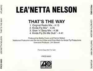 Lea'Netta Nelson - That's The Way